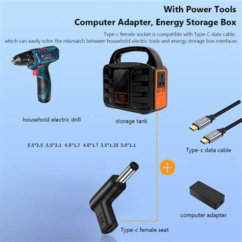 TECPHILE 12V USB C PD to DC Charging Converter | Concept Kart