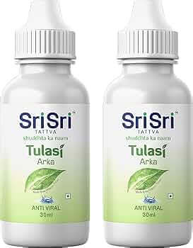 Sri Sri TATTVA shuddhta ka naam Tulasi Arka - Anti-Viral Drop - Natural ...