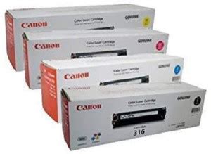 Canon 316 Black + Tri Color Combo Pack Ink Toner - Canon : Flipkart.com