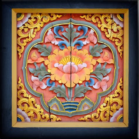 Bhutanese Art Ceiling Wallpaper – Myindianthings