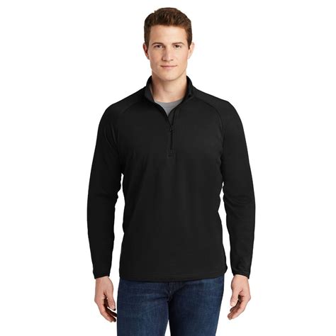 Sport-tek sweatshirtsfleece - men's stretch 14-zip pullover | SWAGBOX.COM