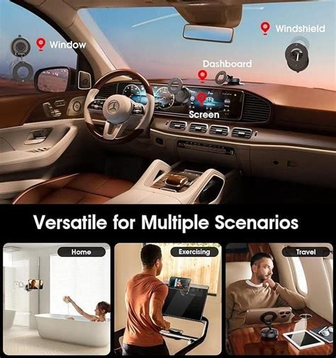 Aero-Grip Magnetic Car Mount | Strong Suction, Adjustable Arm For ( An ...