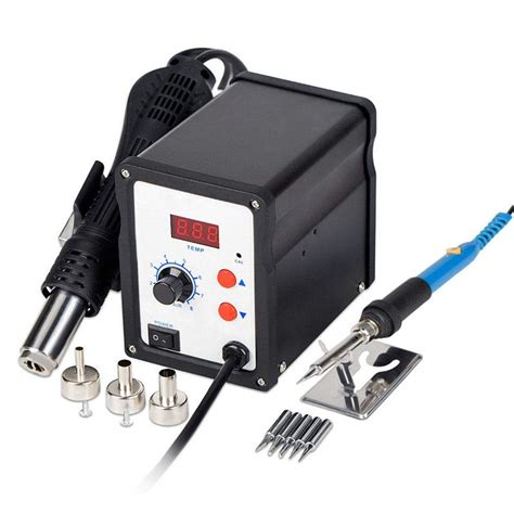 Buy Owlhouse 60W 2 in 1 Digital Hot Air Rework Station and Soldering ...