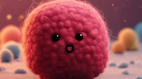 Download wallpaper 2560x1440 ball, knitting, face, smile widescreen 16: ...