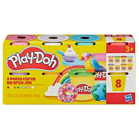 Hasbro Play-Doh 8 Pack Rainbow Colors — Toycra