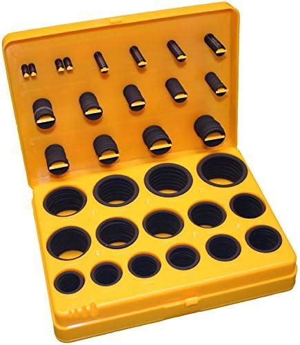 Viton O-Ring Kit, Black, Viton, 90A Durometer, 30-Sizes (Pack of 382 ...