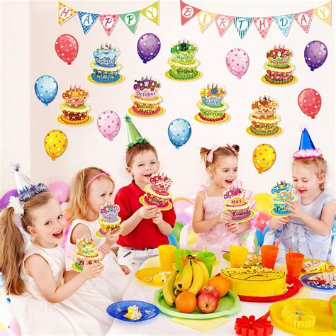 Buy Happy Birthday Bulletin Board Set Birthday Chart and Birthday Board ...