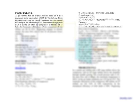 Image result for Thermodynamics Cycle Example Problem