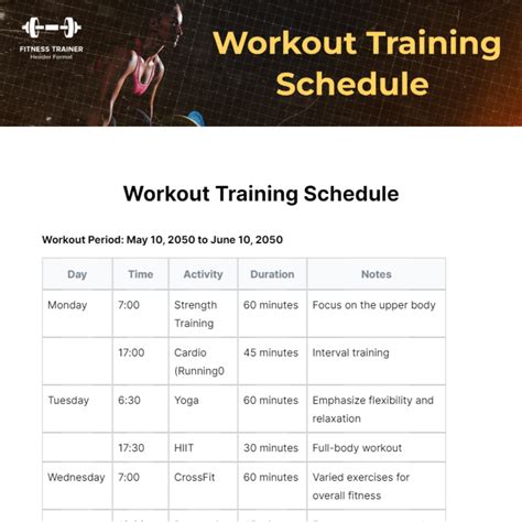 Exercise Training Program Example 的图像结果