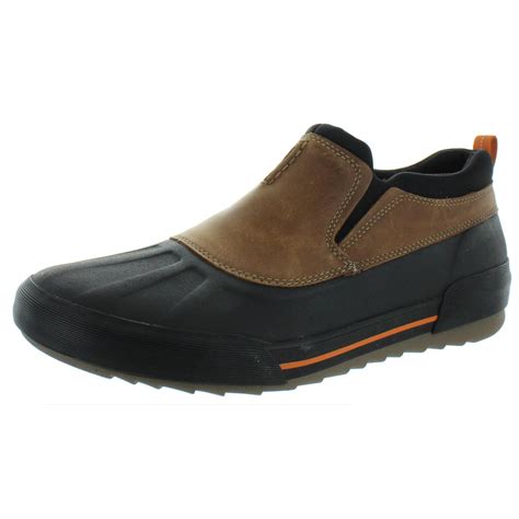 Clarks Bowman Free Mens Waterproof Slip On Duck Shoes