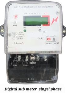 BAHUL Electric sub meter digital for count unit. DIGITAL SUB METER NO45 ...