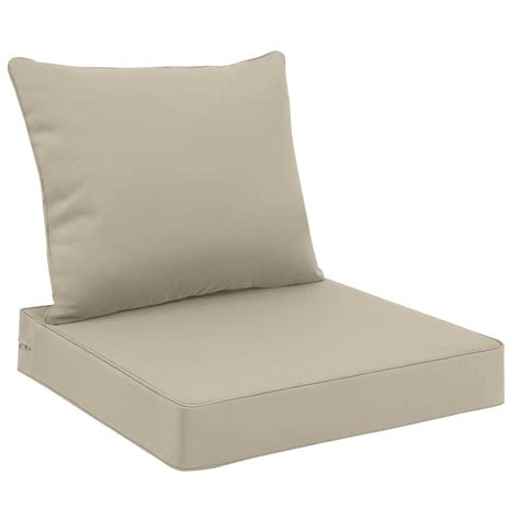 Favoyard Outdoor Seat Cushion Set 24 x 24 Inch Waterproof & Fade ...