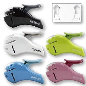 Kokuyo Stapleless Stapler Harinacs Compact Alpha, Black (SLN-MSH305DB ...