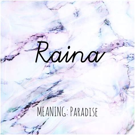 RAINA #Names #Raina #BabyNames | Names, Pretty names, Names with meaning