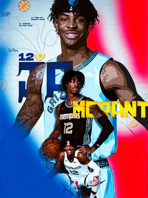JA MORANT - UNOFFICIAL POSTER on Behance