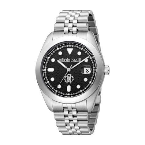 Buy Roberto Cavalli Black Dial Analogue Men Watch-RC5G051M1025 (Large ...