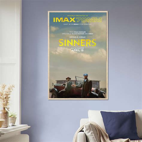 Sinners Movie Poster, Sinners 2025 Drama Movie Poster, Full-Size Poster ...