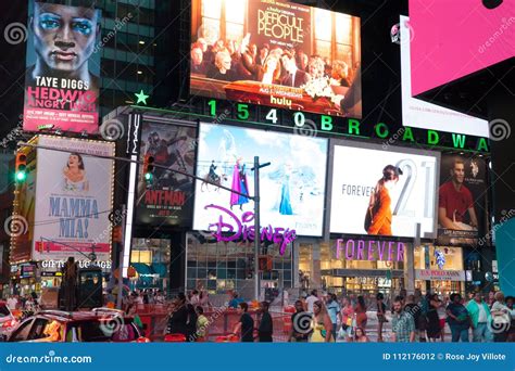 Time Square New York City 1540 Broadway Editorial Photography - Image ...