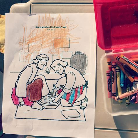 Image result for Foot Washing Activity Pages