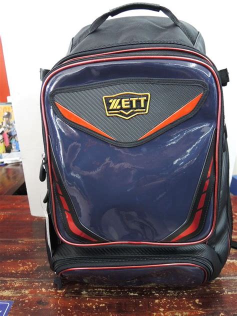 2017 日本 ZETT 新標 後背式 背包式 個人裝備袋 多功能背包(BAT-400)深藍 - 露天拍賣