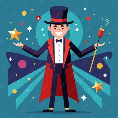 Magician Clip Art Vector Design Work | Premium AI-generated vector