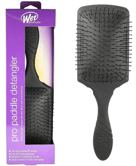 WET BRUSH Szczotka PRO PADDLE Detangler Czarna (736658952346) • Cena ...