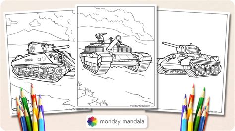 Free Coloring Pages Military Vehicles