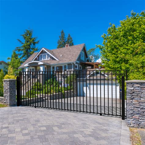 Steel Sliding Driveway Gate - MADRID Style - 20 x 6 ft - ALEKO
