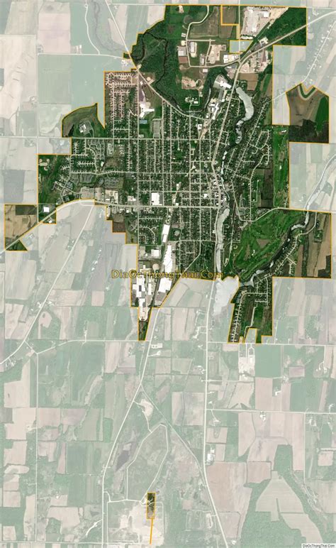 Map of Mayville city, Wisconsin - Thong Thai Real