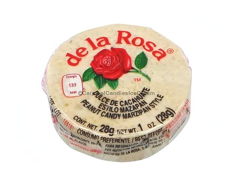 De La Rosa Mazapan (30 Count) - Bulk Mexican Candy – Carnival Candies ...