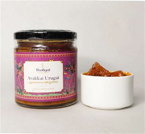 Buy Avvakai Urugai (Avvakai Mango Pickle) Online from Thaligai at Best ...