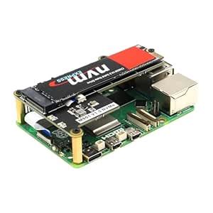 Geekworm M901 PCIe to M.2 HAT Key-M NVMe SSD PIP PCIe Peripheral Board ...