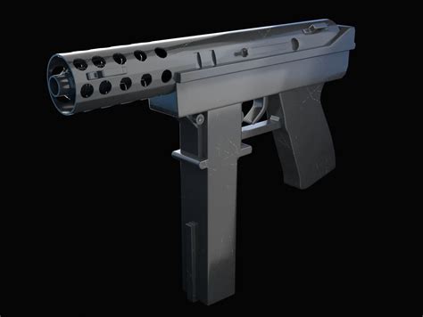 Tec-9 Gun 3D model | CGTrader
