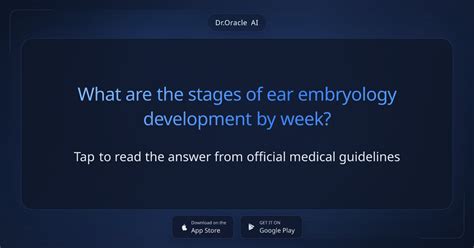 Image result for Ear Embryonic Development