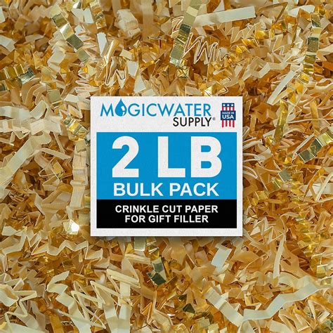 Crinkle Cut Paper Shred Filler (2 LB) for Gift Wrapping & Basket ...