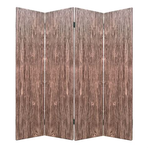 84" x 2" x 84" Brown, 4 Panel, Wood, Woodland - Screen - Walmart.com