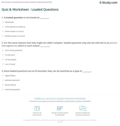 Free Printable Loaded Questions - Printable Word Searches