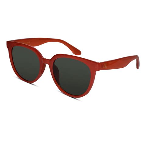 Classic cat eye red sunglasses for women – LensKandy