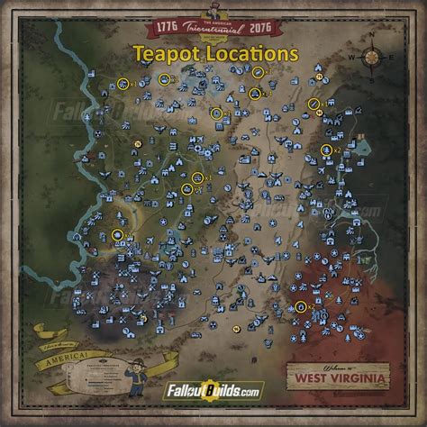 Fallout 76 Map Locations List