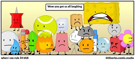 when i see rule 34 bfdi - Comic Studio