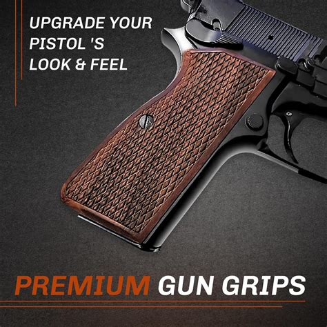 Browning Hi Power, Girsan MC35 & EAA Walnut Grips