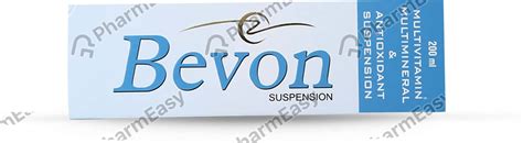 Bevon Suspension: Uses, Side-effects, Price, Dosage & More Info - PharmEasy