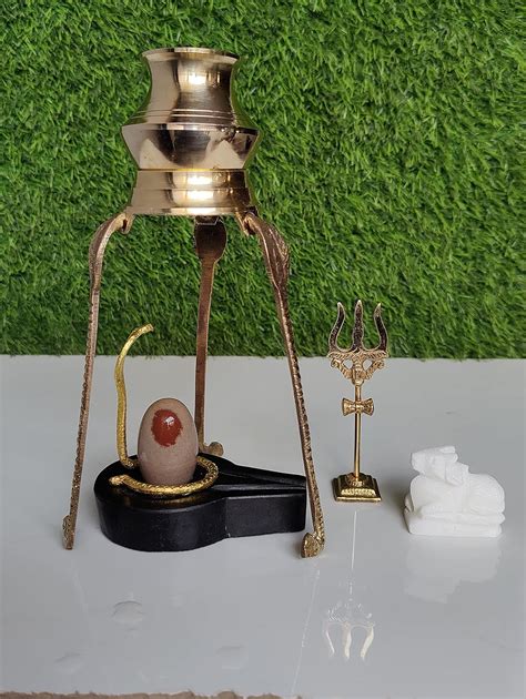 Buy Narmadeshwar Shivling & Narmada Shivling Full Set, Naag (Snake ...