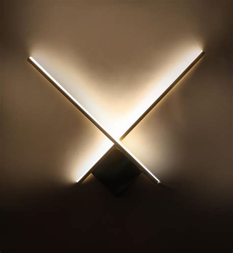 ELIANTE Acrylic Wall Light White Wall Lamp for Living Room, Bedroom, D