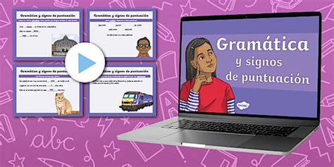 Juego interactivo: Prueba de gramática y signos de puntuación - 5º de ...