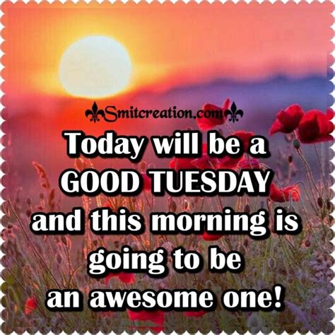 Tuesday Blessings- Good Morning - SmitCreation.com