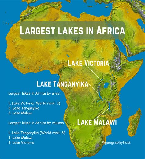 The largest lakes in Africa - GEOGRAPHY HOST