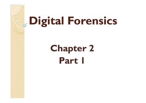 Unit 1-6-1 - unit 1 part 6 - Digital ForensicsDigital Forensics ...