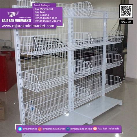 RAK GONDOLA MINIMARKET KERANJANG SERBAGUNA TIPE RR-13