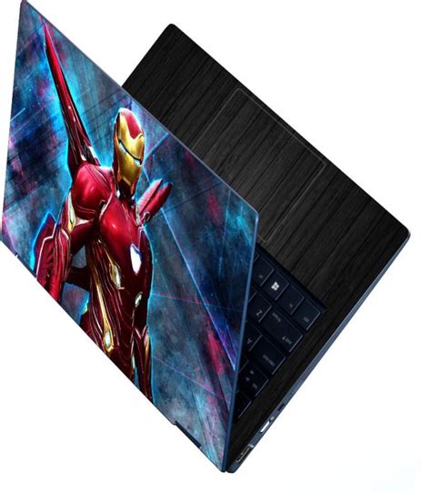 INDIA SHOPERS Full Body Laptop Skin For 14 to 15.6 inch Laptop - Iron ...